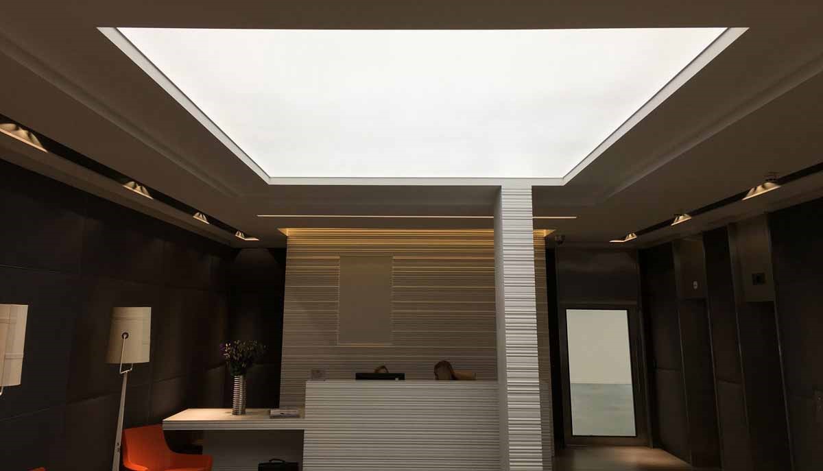 سقف کشسان سفید ساده + قیمت عمده