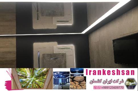 جادوی نور: زیبایی سقف کشسان با لاین‌های نوری